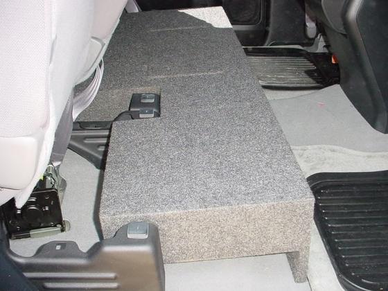 2007-2013 Toyota Tundra Duble Cab Dual Carpeted Sub Box 2X12