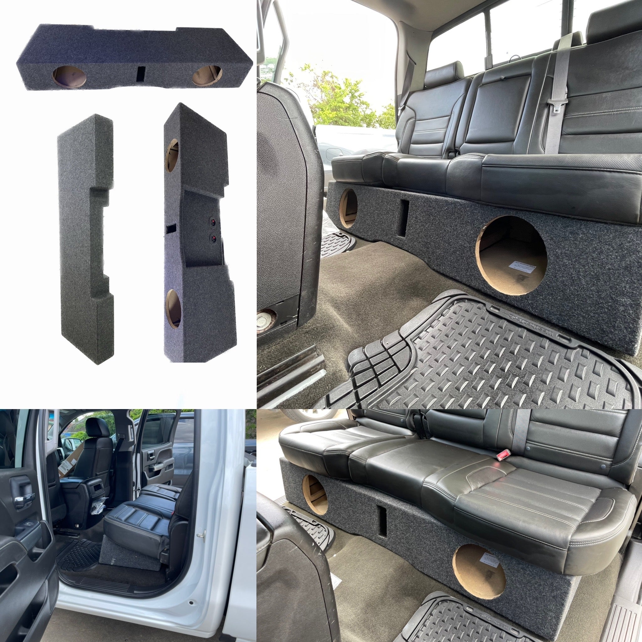 2007 - 2023 GMC Seirra Chevy Silverado Crew Cab Dual 8