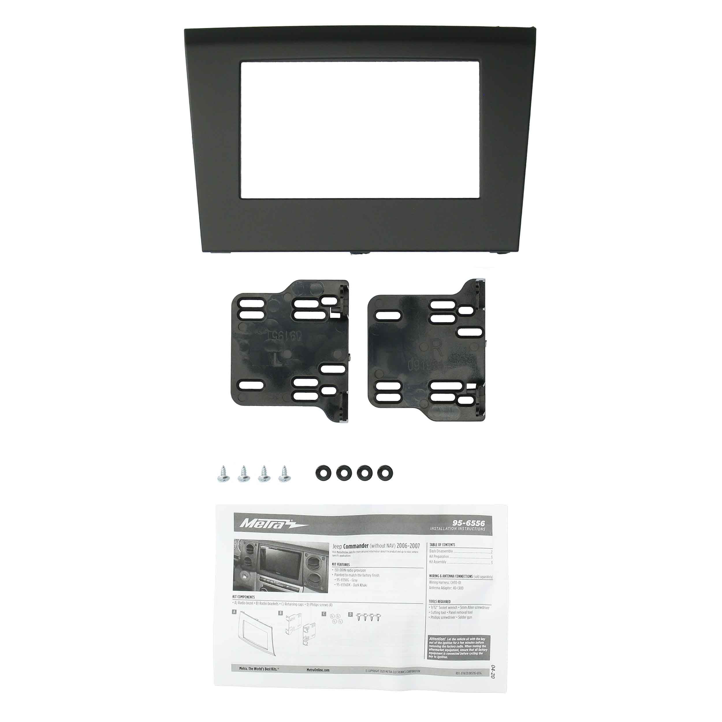 Metra 95-6556G Jeep Commander 2006-2007 without NAV