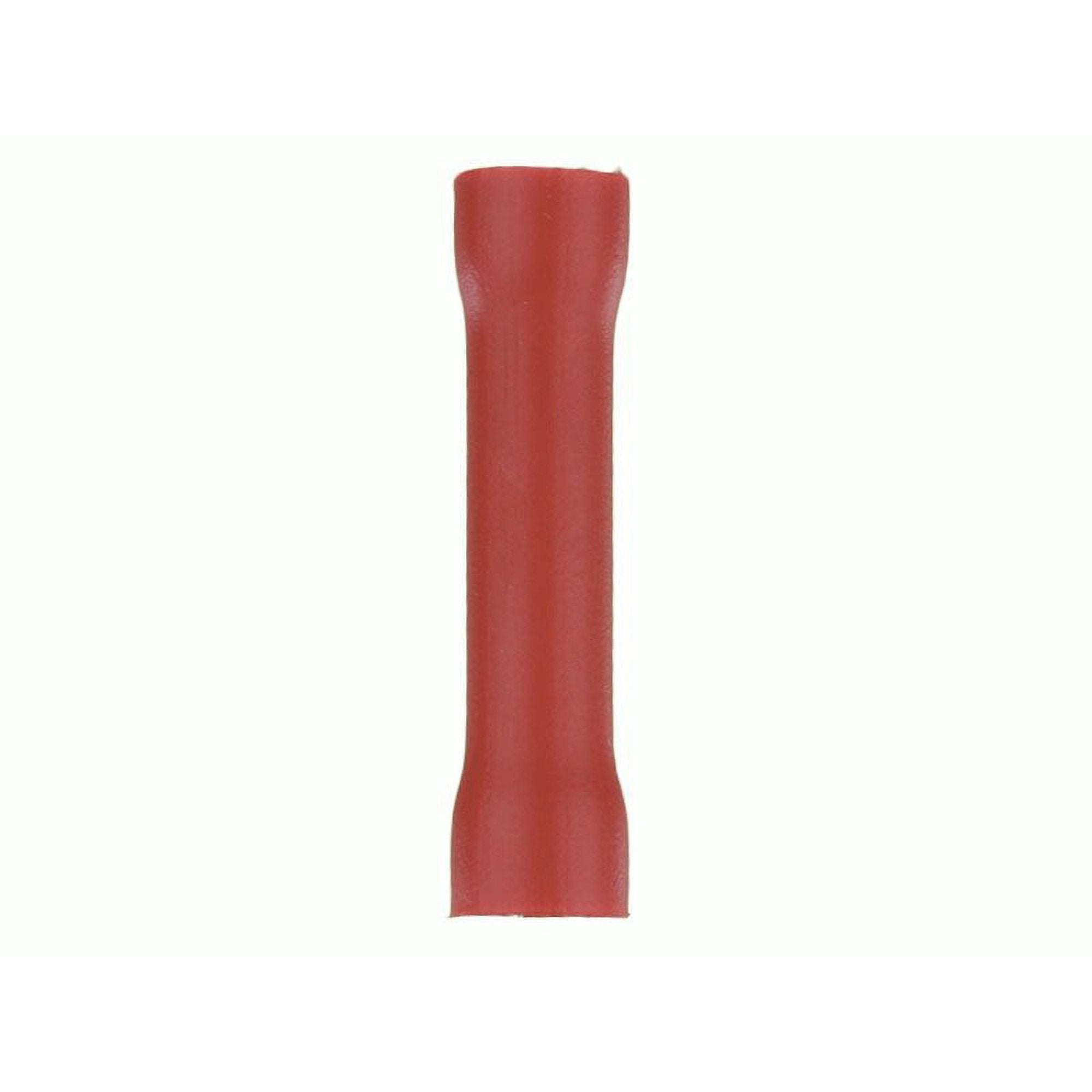 Install Bay RVBC825 Red Vinyl Butt Connector, 8 Gauge,
