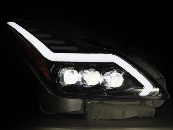 AlphaRex 08-13 Infiniti G37/14-15 Q60 Coupe MK II NOVA-Series LED Projector Headlights Black