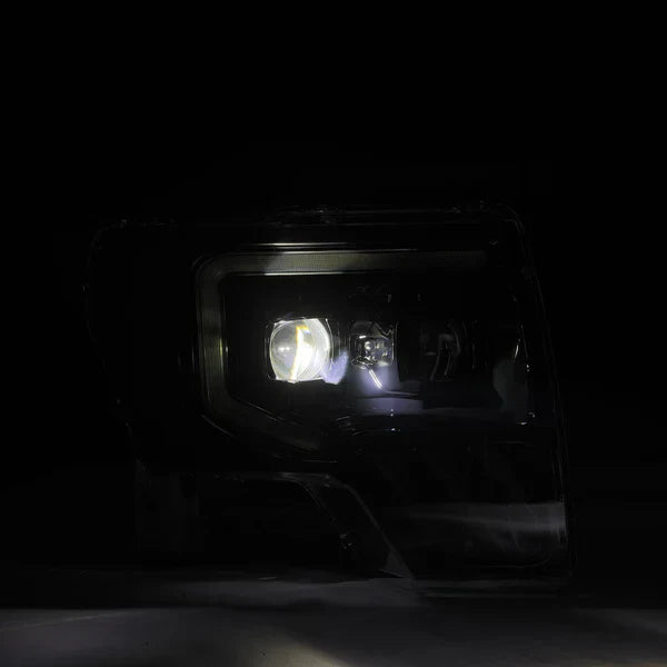 AlphaRex 09-14 Ford F150 MKII LUXX-Series LED Projector Headlights Alpha-Black