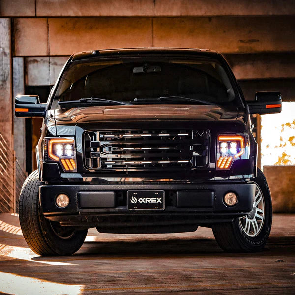 AlphaRex 09-14 Ford F150 MKII NOVA-Series LED Projector Headlights Chrome