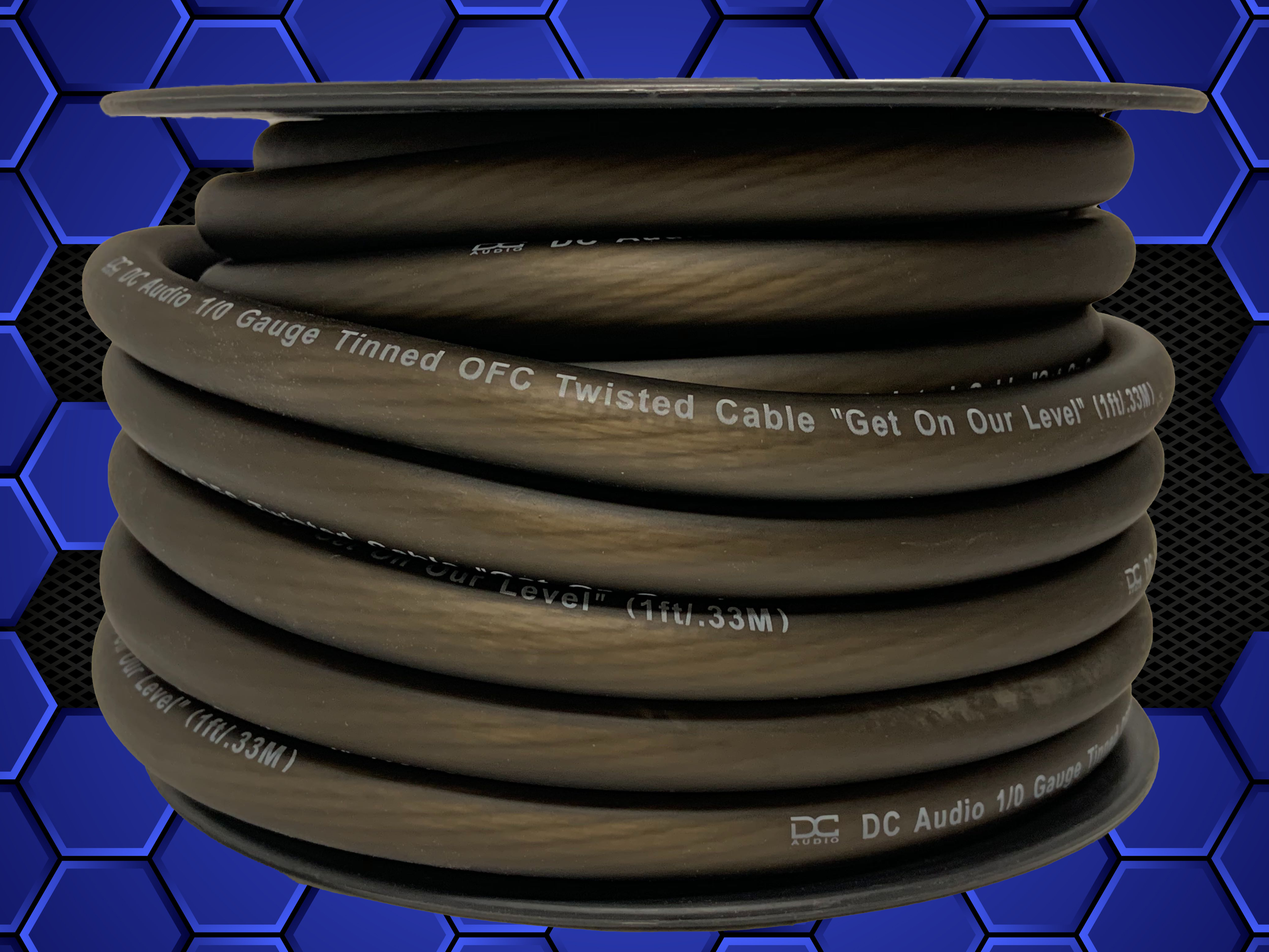 DC Audio 1/0 Tinned OFC Power / Ground Cable