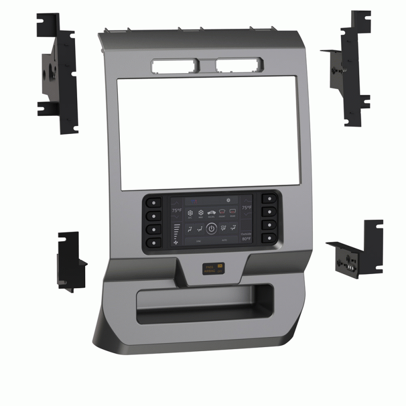 Metra 108-FD1CH Ford F-150 2015-2017 - Pioneer 8-inch Radio TurboTouch Kit