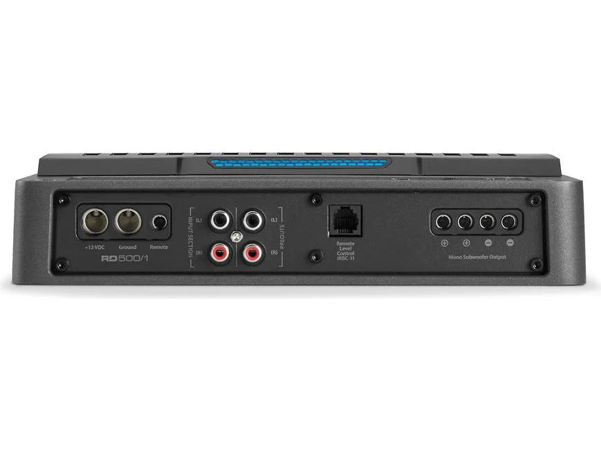 JL Audio RD500/1 Mono subwoofer amplifier — 500 watts RMS x 1 at 2 ohms