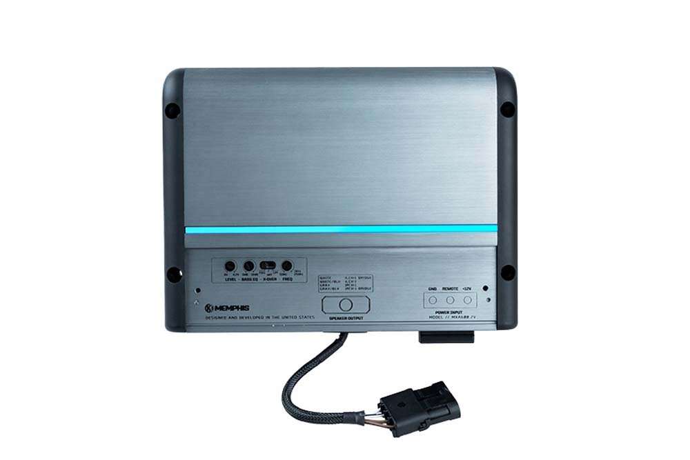 Memphis MM600.2V 600W RMS MM Series Class-D 2-Channel Marine Amplifiers with Bass Remote