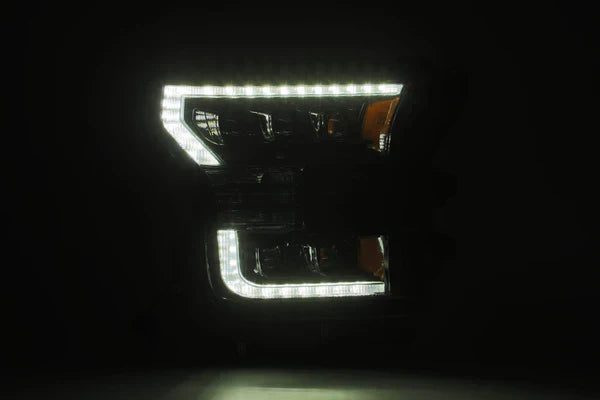 AlphaRex 15-17 Ford F150 / 17-20 F150 Raptor NOVA-Series LED Projector Headlights Chrome
