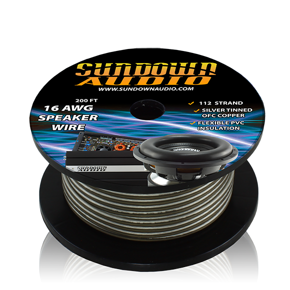 Sundown Audio 16 AWG Speaker Wire (200FT)