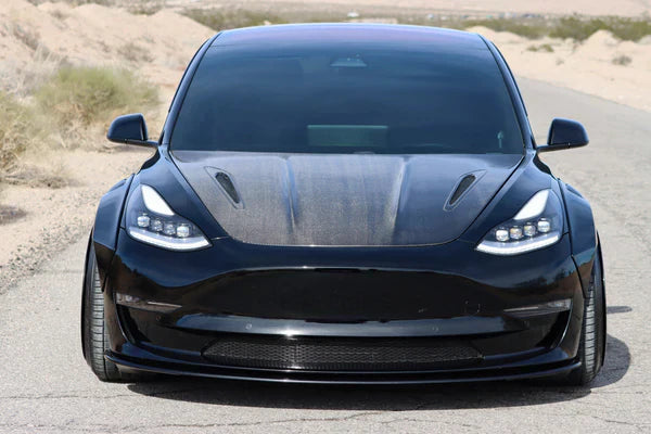 AlphaRex 17-23 Tesla Model 3 / 20-24 Model Y NOVA-Series LED Projector Headlights Black
