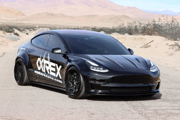AlphaRex 17-23 Tesla Model 3 / 20-24 Model Y NOVA-Series LED Projector Headlights Black