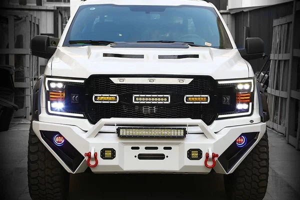 AlphaRex 18-20 Ford F150 NOVA-Series LED Projector Headlights Chrome