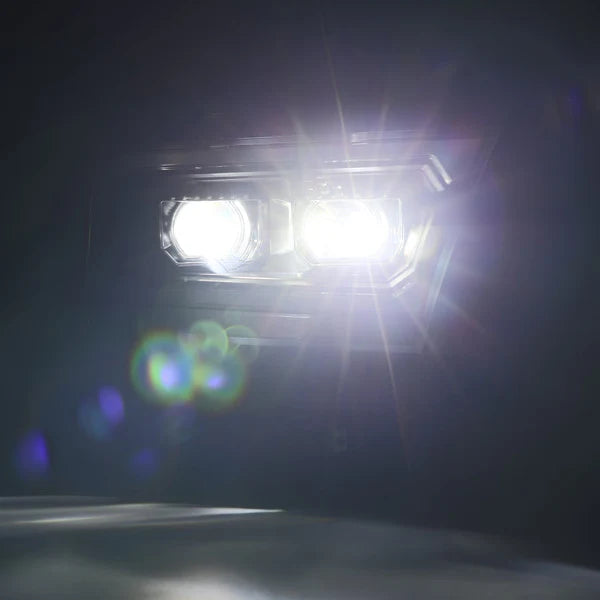 AlphaRex 19-24 Ram 1500 (MK II 2500 Style) LUXX-Series LED Projector Headlights Black
