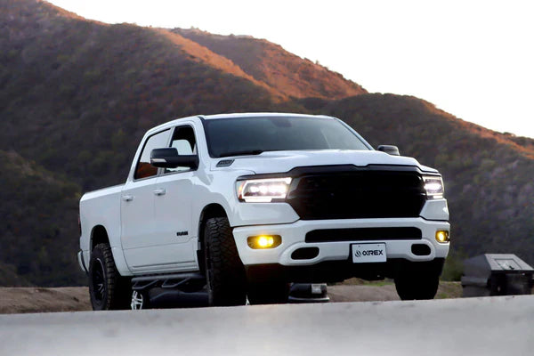 AlphaRex 19-24 Ram 1500 (MK II 2500 Style) NOVA-Series LED Projector Headlights Alpha-Black