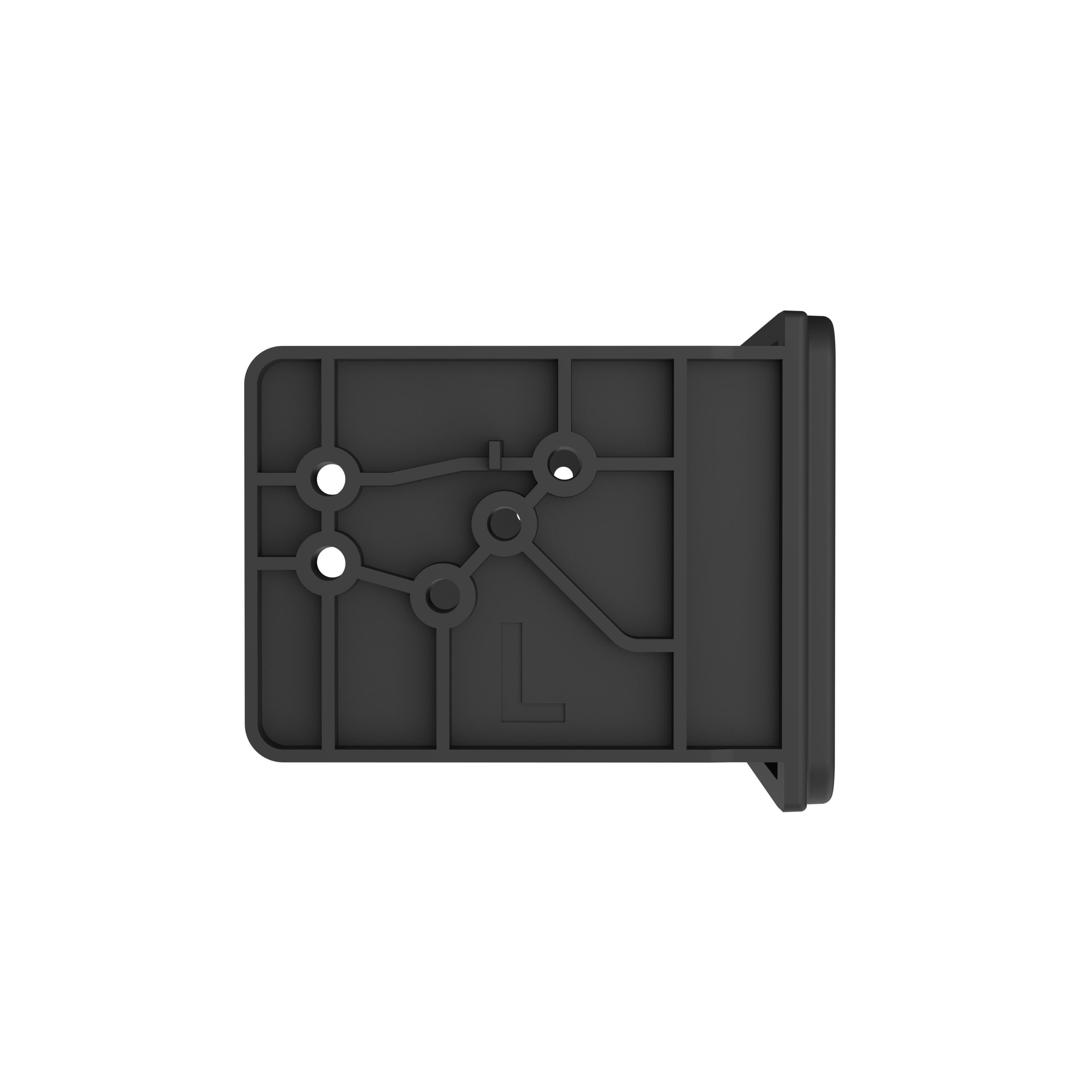 METRA, UNIVERSAL SINGLE-DIN BLANK PLATE FOR 95-SERIES DOUBLE-DIN DASH KITS