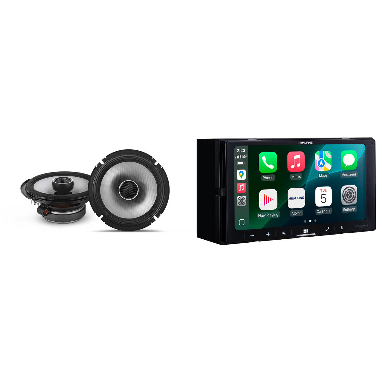 Alpine iLX-W770 Digital Receiver & S2-S65 6.5