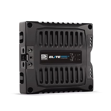 Banda Elite 2000.4 Aplifier Audio Car 2000 Watts RMS 4 Channels