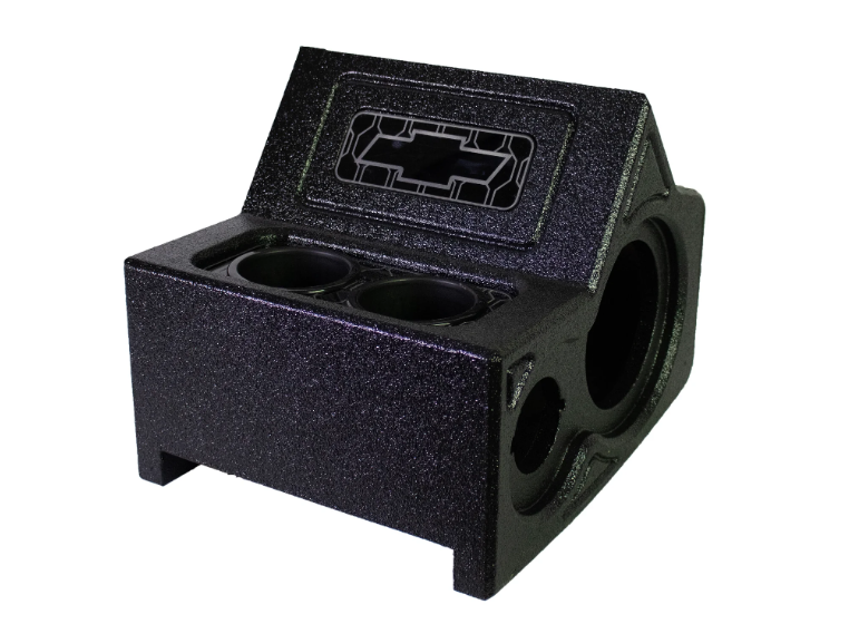 Custom Center Console for 1988–1998 Chevy Silverado & GMC Sierra Bench Seat – Fits Dual 6.5” Speakers, 3.8” Tweeters & Cup Holders