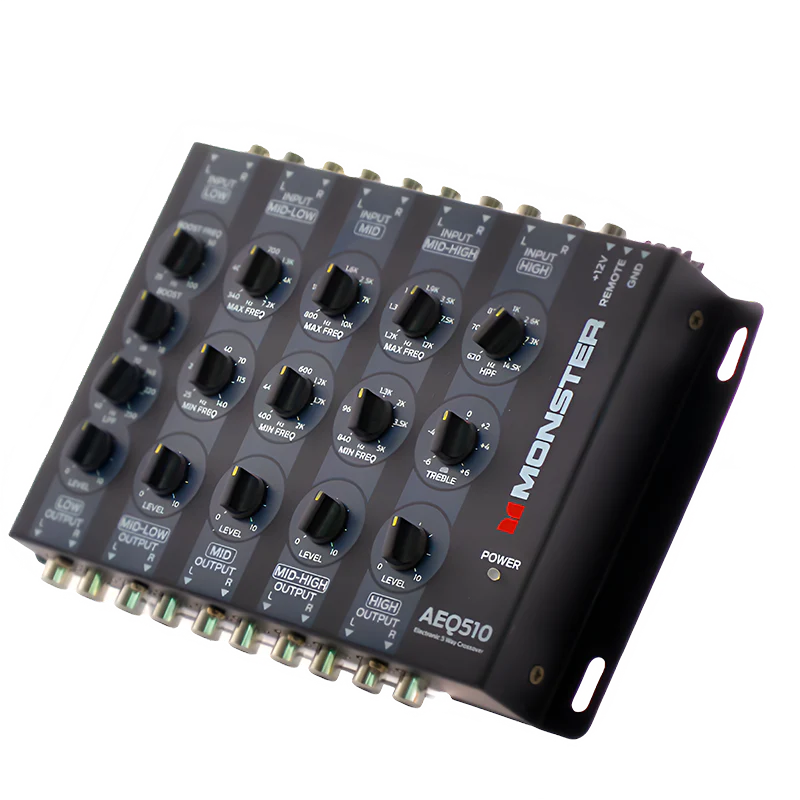 Monster AEQ510 5-Way Electronic Crossover + Line Driver