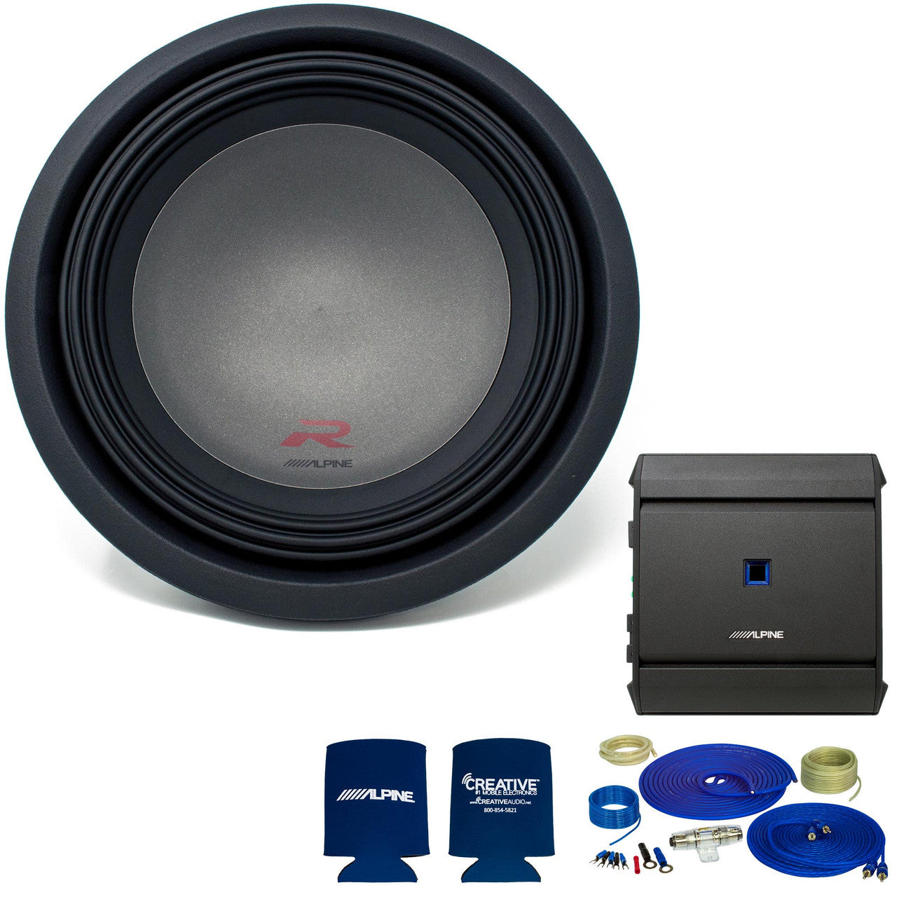 Alpine S-A60M Mono Amplifier and a R-W12D4 R-Series 12