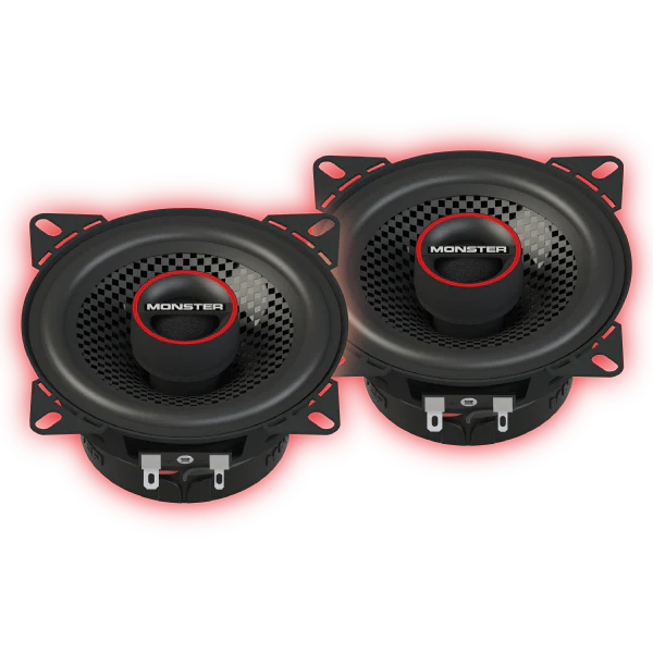 Monster MS42C 3.5″ 2-Way Coaxial Speakers (Pair)
