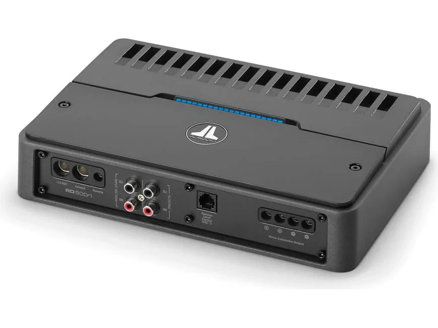 JL Audio RD500/1 Mono subwoofer amplifier — 500 watts RMS x 1 at 2 ohms