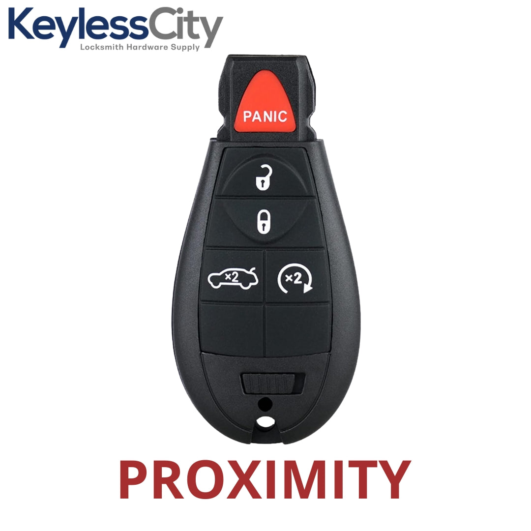 2008-2014 Dodge Chrysler / 5-Button Fobik Key / PN: 056046694AH / IYZ-C01C / Keyless Go Fobik (AFTERMARKET)