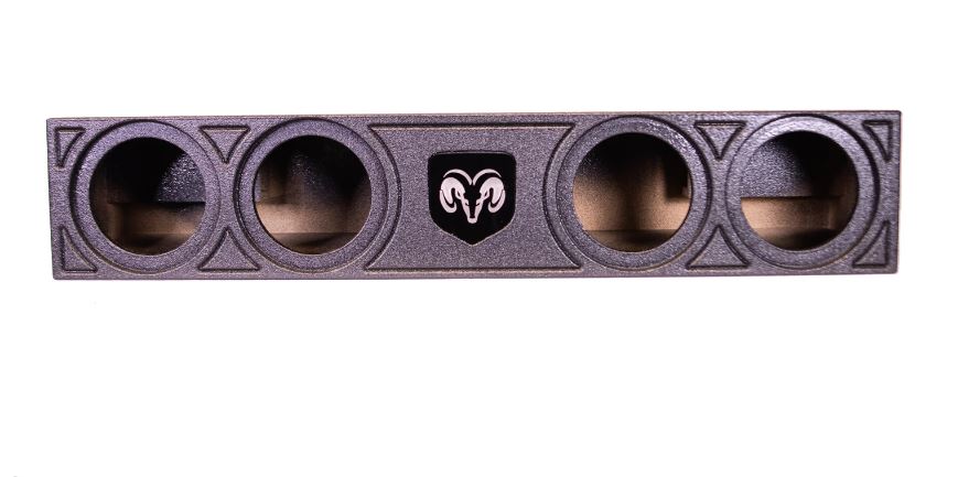 Elite Audio DODGE RAM 19-22 DUAL PORTED UNDERSEAT ENCLOSURE BOX 4X 8