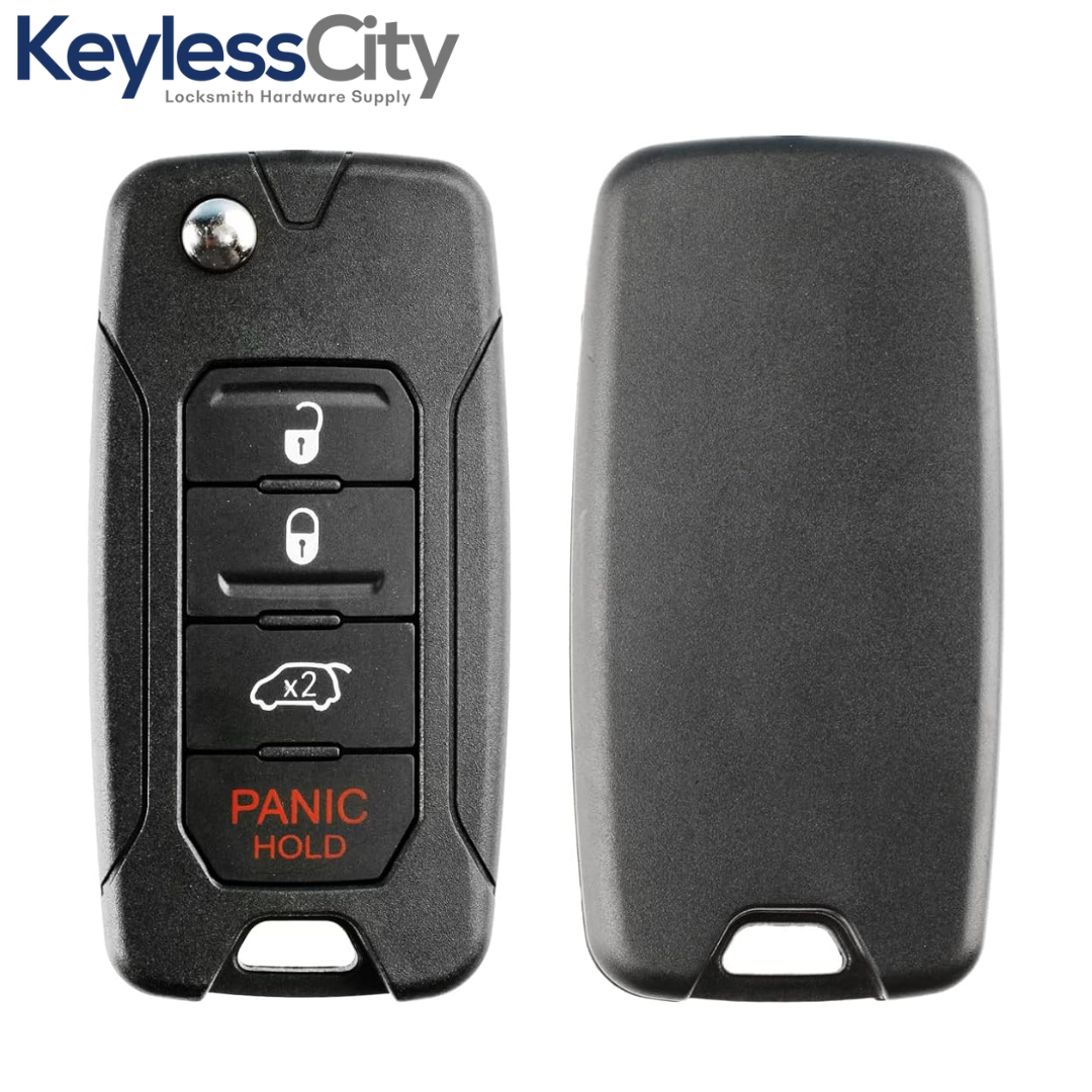 Chrysler/ Dodge/ Jeep / 4-Button Flip Key / OHT692427AA / OHT (AFTERMARKET)