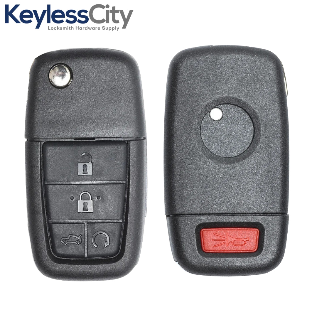 2008-2013 Pontiac Chevrolet G8 / 5-Button Flip Key / PN: 92201609 / OUC6000083 (AFTERMARKET)