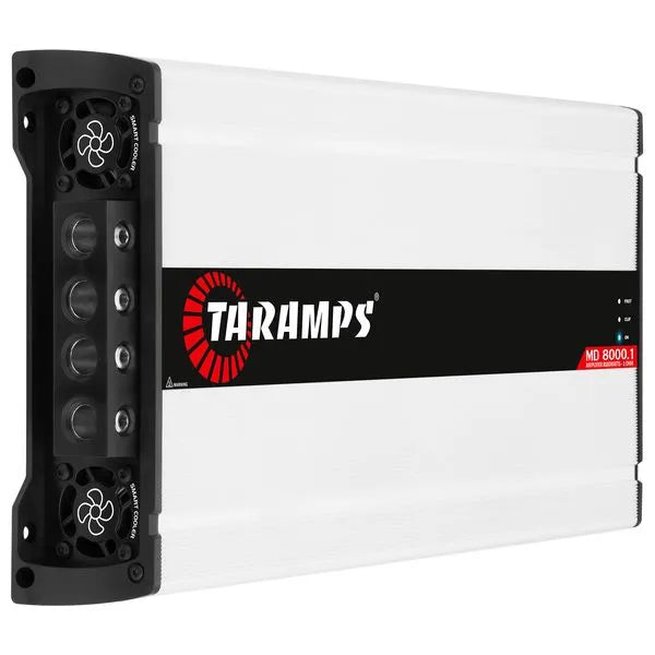 Taramps MD8000.1 8000W RMS Full Range Amplifier 1-Ohm 8000W RMS 1-Channel Monoblock 1-Ohm Car Amplifier