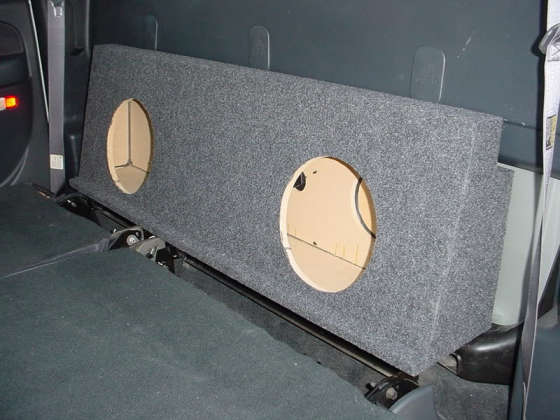 2001-2007 Chevy Crew Cab HD Behind the Seat Sub Box 2x12