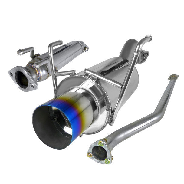 Spec-D 2002-2005 Honda Civic Si HB N1 Style Catback Exhaust w/ Burnt Tip