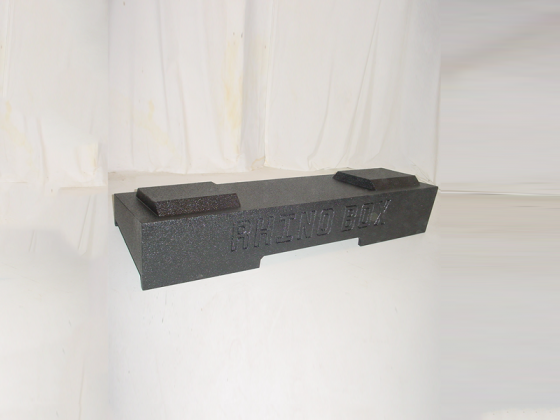 2008 and up Chevy/Gmc Crew Cab New Body Subwoofer Box 2X12 Poly