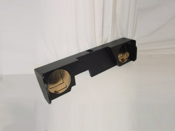 2014 and Up Chevy Double Cab Ported Sub Box 2X10