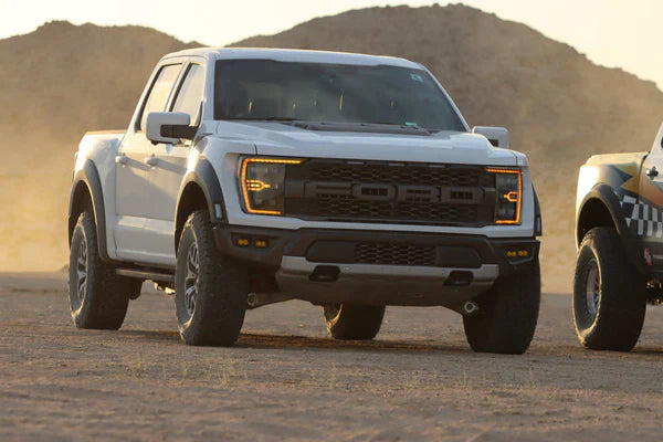 AlphaRex 21-23 Ford F150 / 21-23 Ford F150 Raptor NOVA-Series LED Projector Headlights Alpha-Black