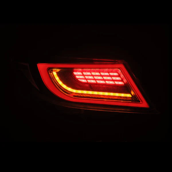 AlphaRex 21-24 Toyota GR86/Subaru BRZ LUXX-Series LED Tail Lights Vivid Red