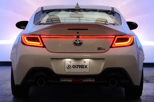 AlphaRex 21-24 Toyota GR86/Subaru BRZ LUXX-Series LED Tail Lights Vivid Red