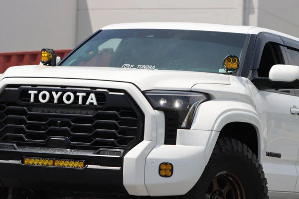 AlphaRex 22-24 Toyota Tundra/Sequoia LUXX-Series LED Projector Headlights Black