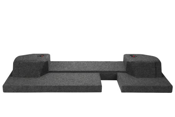 2002-2008 Dodge Ram Quad cab Doul Carpeted Sub Box 2X12