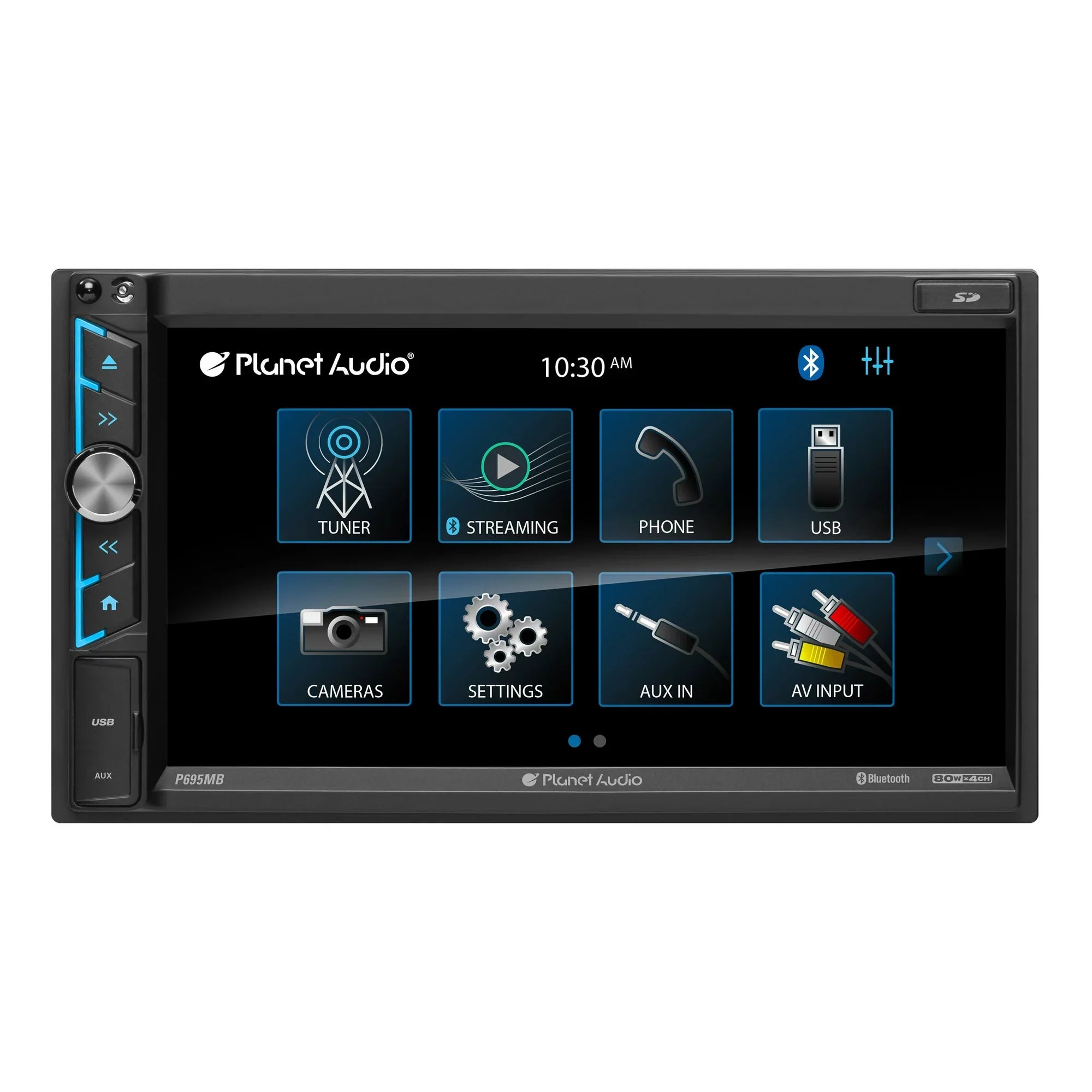 Planet Audio P695MB 6.95” Bluetooth Car Stereo, No CD