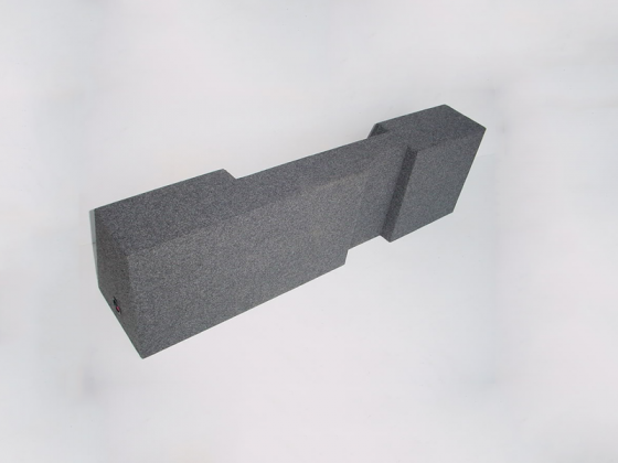 2002 & UP Dodge Regular Cab Carpeted Subwoofer Box sub Box 2X12