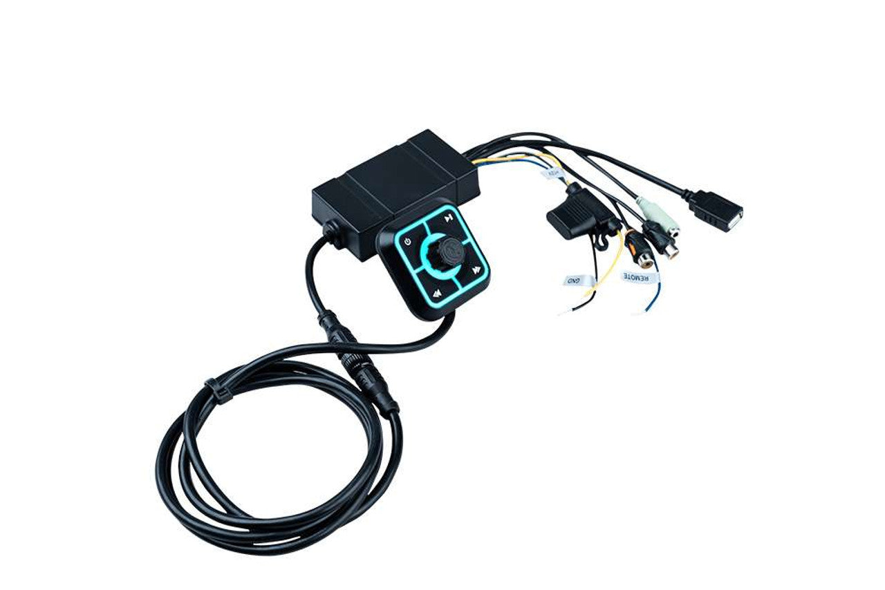 Memphis Audio SBT4 Marine Controller w/Aux/USB 4 Boat/ATV/UTV+Bluetooth Speaker