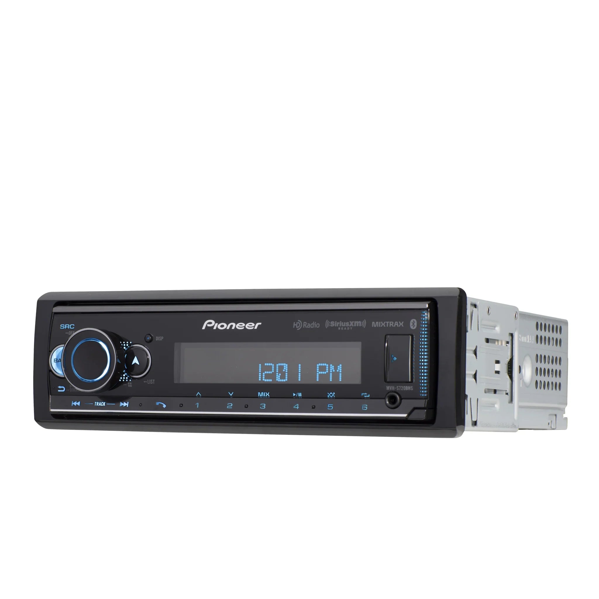 Pioneer MVH-S720BHS Single DIN Digital Media Receiver with Bluetooth, HD Radio and SiriusXM Ready