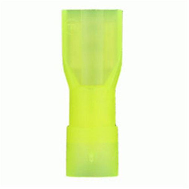 YNFD250F Yellow Nylon Quick Disconnect 12-10 Gauge .250