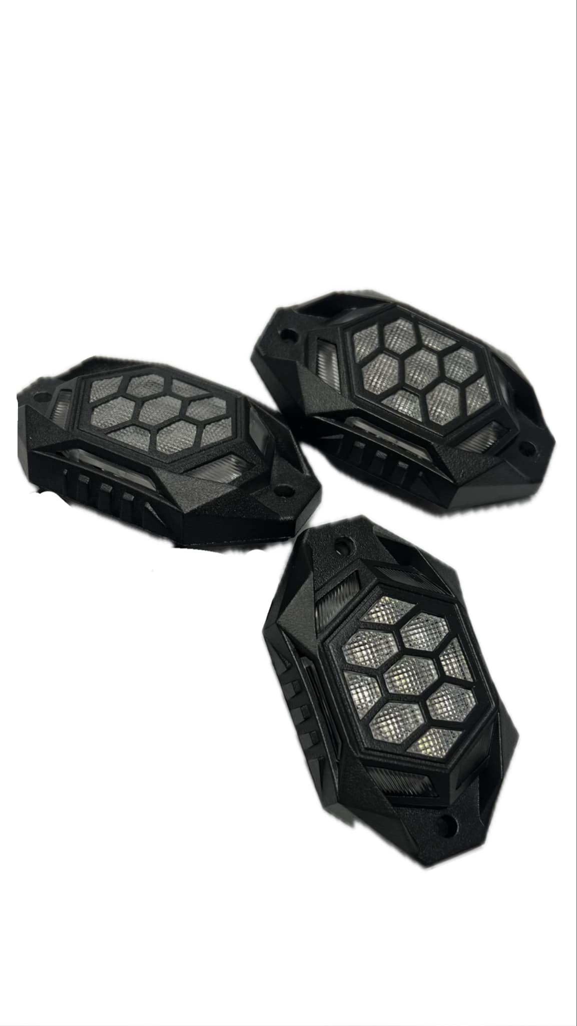ECA Cheetah 12 RGBW Rock Lights with Bluetooth. Color Changing Made for OFF-Road Extreme Rugged Conditions