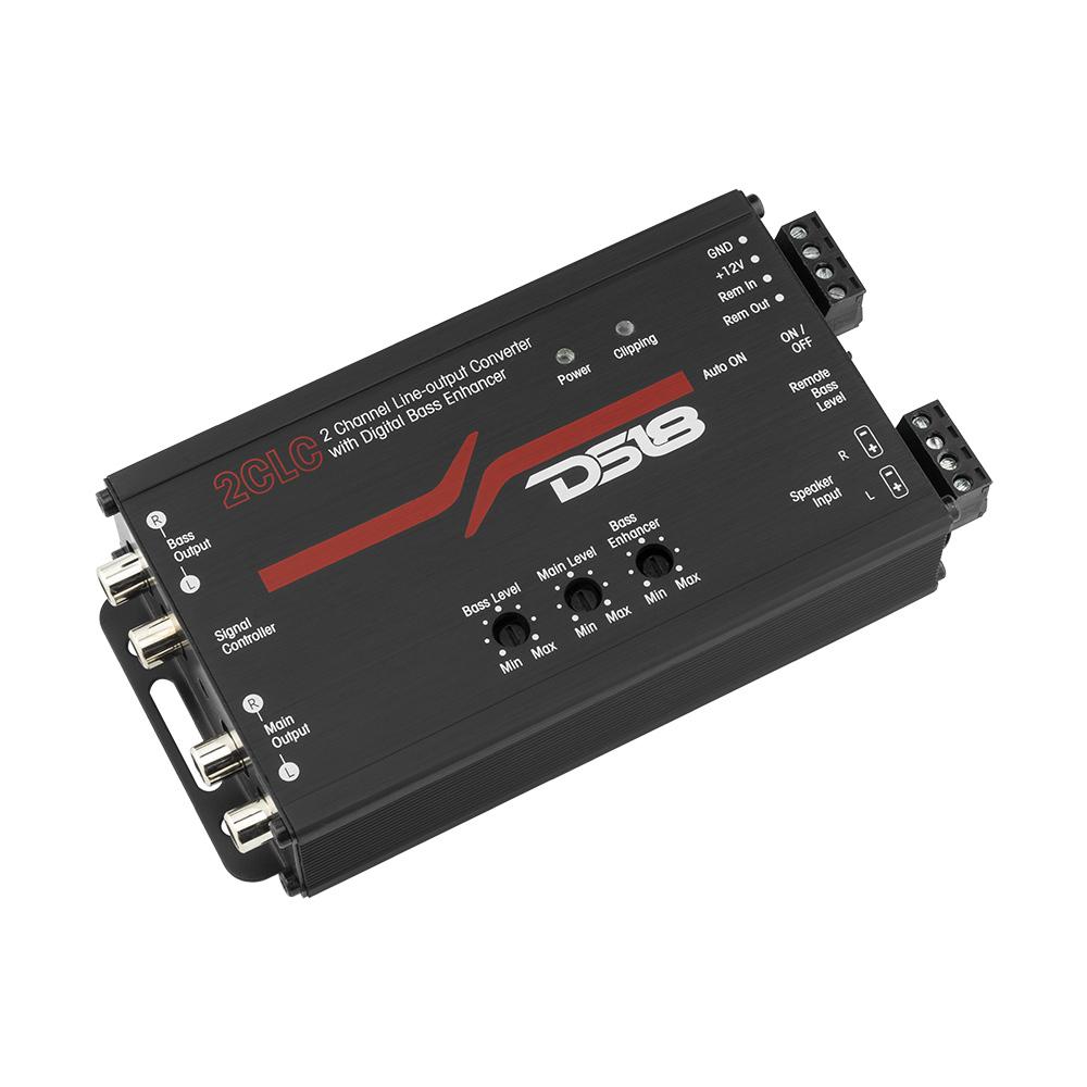 DS18 2-Channel Line Output Converter with Digital Bass Enhancer