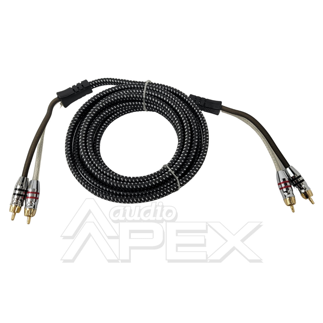 Sundown Audio 25 ft. 2 Channel High Quality RCA Interconnect Cables (SAZ Series)