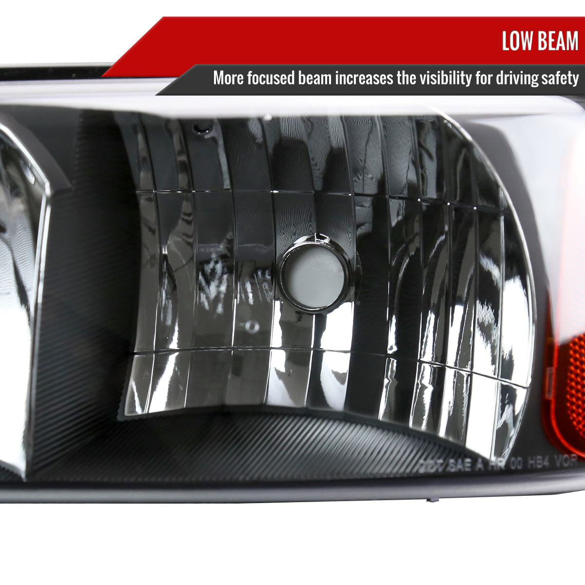 Spec-D 99-06 GMC Sierra/00-06 Yukon XL Denali OEM Bumper Lights Black