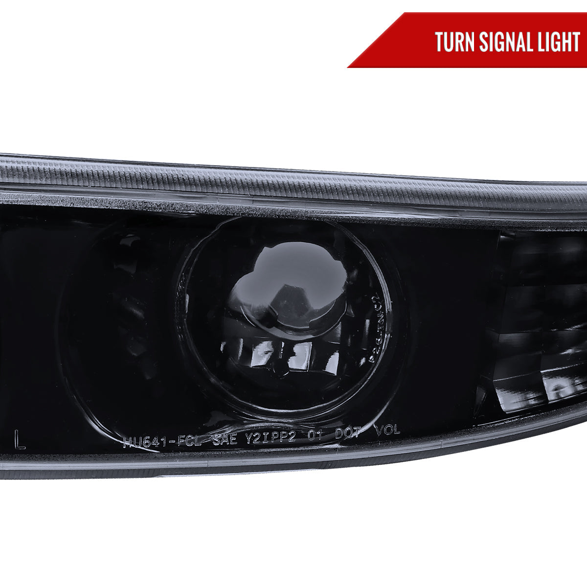 Spec-D 01-06 GMC Yukon Denali 02-06 Sierra Halo Bumper Lights Black